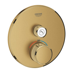 Grohe Grohtherm SmartControl Thermostat for concealed installation with one valve, Brushed Cool Sunrise (29118GN0)