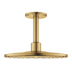 Grohe Rainshower SmartActive 310 Head shower set ceiling 142 mm, 2 sprays, Brushed Cool Sunrise (26477GN0)