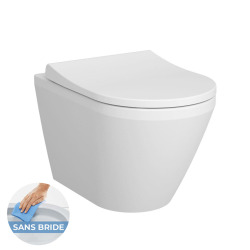 Vitra  Integra Rimless toilet + Softclose seat in Duroplast (7041-003-6285)