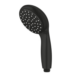 Grohe Shower Set Thermostatic Shower Mixer 1/2" + 2-Spray Hand Shower + Holder + Hose 1750 mm, Matt Black (345942430-GroheBlack)