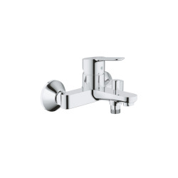 Grohe Shower Set Single-Lever Bath/Shower Mixer + Tempesta 100 Complete Shower Set, 2 Sprays (MitigeurBD1-TEMPESTA90)