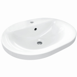 Ideal Standard CONNECT Oval undermount washbasin 550 x 430 x 175 mm, white (E503901)