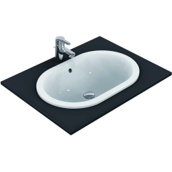 Ideal Standard CONNECT Oval undermount washbasin 620 x 410 x 175 mm white (E504901)