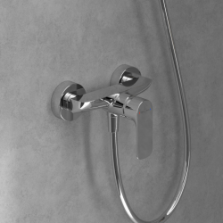  O.Novo Single-lever shower mixer, Chrome (TVS10400100061)