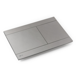  Two-touch stainless steel flush plate, PVD coating, Gun Metal (SATATDA)
