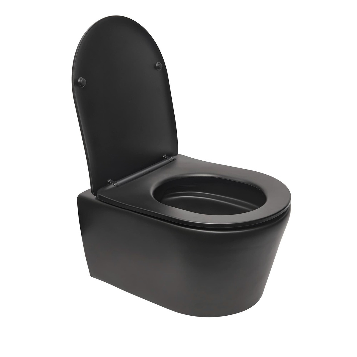 Geberit Toilet set Geberit Frame + SAT Rimless Matt Black bowl + Soft