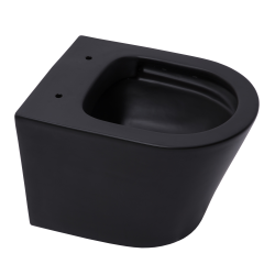Geberit Duofix UP100 Frame + SAT Infinitio Rimless bowl + Soft-Close Seat + Matt Black Delta 50 Flush Plate (BLINFIGEB10)