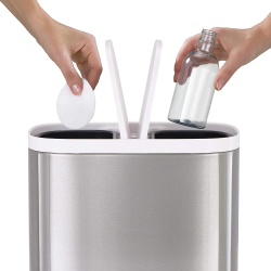 Joseph Joseph Split™ 6L Steel Waste & Recycling Bin (70520)