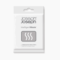 Joseph Joseph 2 Replacement Odour Filters, compatible with Totem bins, Titan bins & Stack food waste caddies (30005)