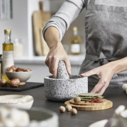  Dash™ Granite Pestle & Mortar with Bamboo Lid (20176)