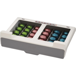 Joseph Joseph CupboardStore™ Under-shelf Coffee Capsules Drawer, tool-free installation, grey (851667)