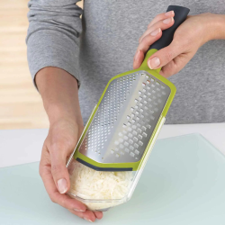 Joseph Joseph Twist Grater™, double grater with catcher, green (20017)