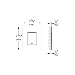 Grohe Skate Cosmopolitan Flush plate (38732DL0)