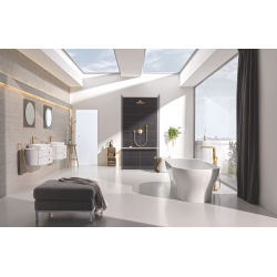 Grohe Essence Single-Lever Bath/Shower Mixer 1/2″, floor-mounted, Cool Sunrise (23491GL1)