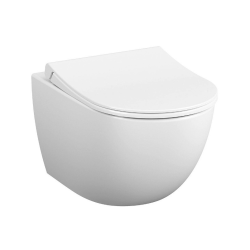 Vitra  Sento SmoothFlush Rimless Toilet with soft-close seat, White (7848-003-6147)
