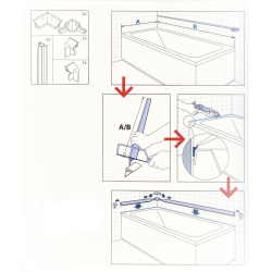 Siko Laguna Bathtub Sealing Strip, 2x195 cm, White (PVL0)