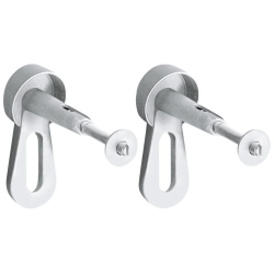  Toilet Pack Grohe 0.82 m Rapid SL Frame + Brevis Rimless Toilet + Brushed Hard Graphite Flush Plate (RapidSLBrevis-AL0-82)