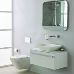 Ideal Standard Tonic II Ideal Plus Aquablade Wall-Hung Pan 355 x 560 x 350 mm + Soft-Close Seat, White (K3158MA)