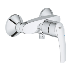 Grohe Shower Set Single-Lever Shower Mixer with Temperature Limiter + 2-spray Tempesta 100 Shower Rail Set (32279001-Tempesta1)