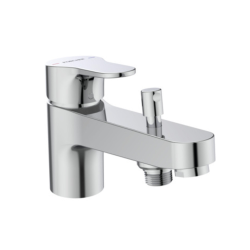 Porcher C2 Olyos Monobloc Bath-Shower Mixer Tap, Chrome (D2503AA)