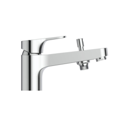 Porcher C2 Olyos Monobloc Bath-Shower Mixer Tap, Chrome (D2503AA)