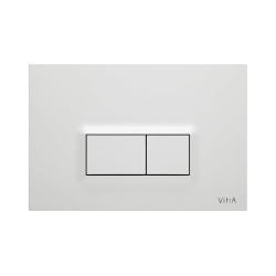 Vitra  Loop R Dual Flush Plate, Glossy White (740-0600)