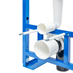 Swiss Aqua Technologies SAT frame + Ideal Standard AquaBlade Rimless toilet + soft close seat + White flush plate (SMARTK-Aqua-M570)
