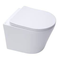 Villeroy & Boch Toilet Pack Frame + SAT Infinitio Rimless Toilet with invisible fixings + White Flush Plate (VCNINFI2)