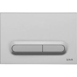 Vitra  Loop T Dual Flush Plate, Matt chrome (740-0785)