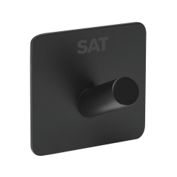 Swiss Aqua Technologies Adhesive wall hook, Stainless steel, Matt Black (HACEKNALEP1HMC)