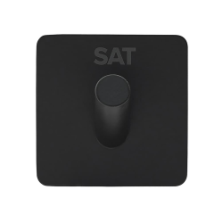  Swiss Aqua Technologies Adhesive wall hook, Stainless steel, Matt Black (HACEKNALEP1HMC)