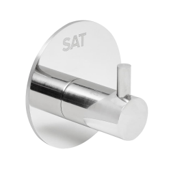 Swiss Aqua Technologies Adhesive wall hook, Stainless steel, Glossy Chrome (HACEKNALEP1K)