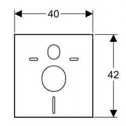 Sound Insulation Set for wall-hung toilets and bidets (VLOZKAWC)  Sound Insulation Set for wall-hung toilets and bidets (VLOZKAWC)