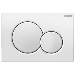 Geberit SIGMA 01 Dual Flush Plate, White (115.770.11.5)