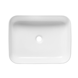  Infinitio Countertop Basin 50 x 39 x 13 cm Without Overflow, White (SATINF5039)