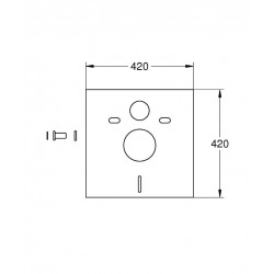  Grohe Sound insulation set (37131000)