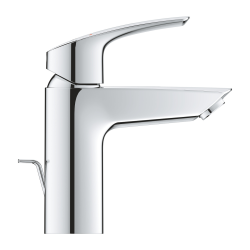 Grohe EUROSMART Single lever basin mixer Size S, with pop-up waste, Chrome (23456003)