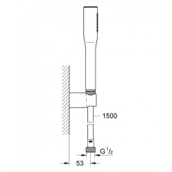  Euphoria Cosmopolitan - Hand shower set 1 spray (27369000)