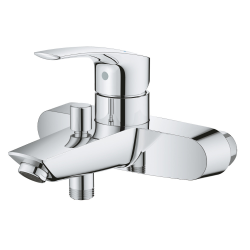 Grohe Eurosmart Single lever bath/shower mixer, Chrome (33304003)