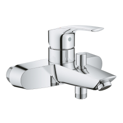 Grohe Eurosmart Single lever bath/shower mixer, Chrome (33304003)