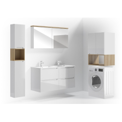 Naturel Natural Stilla 30x60x22 cm white bathroom cabinet (STILLAA03002)