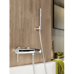 Grohe Essence 1/2" single lever bath/shower mixer set with stick hand shower (33628001)