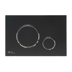 Swiss Aqua Technologies SAT Flush plate, matt black, plastic (SATAT78)