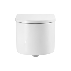 Geberit WC frame + Rimless WC SAT Delano + Soft-close Seat + Flush Plate + Toilet Brush INCLUDED (DELANOGEB3-FLEX1)