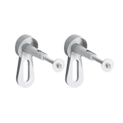 Grohe Rapid SL Pack Support frame + SAT Wall-hung toilet + Chrome plate + Wall cladding set (RSLFUSIONTQ1SB)