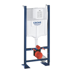 Grohe RAPID SL Support frame + Wall-hung WC + Chrome plate + Wall cladding set (PROFUSIONTQ1SB)