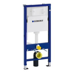  Toilet Frame + Swiss Aqua Technologies wall-hung toilet + flush plate, white (FUSIONTQGEB1)