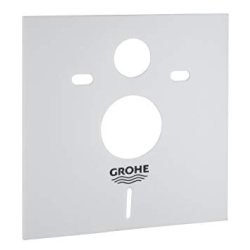 Grohe Rapid SL toilet pack + Rimless WC Tornado Quiet SAT Fusion + Soft-close Seat + Chrome Flush Plate (ARENAFUSIONTQFS)