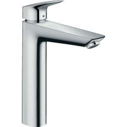 Hansgrohe Logis 190 Single lever basin mixer, with pull-out and synthetic waste, chrome (71090000)