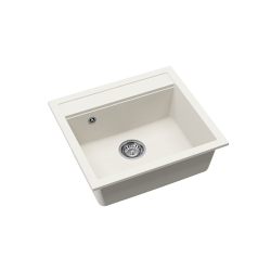  56.5x51cm Granite sink, Built-in, white (SATSINKGQQ100W)